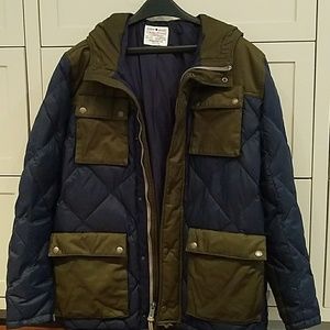 Lucky Diamond Quilted Parka, size L